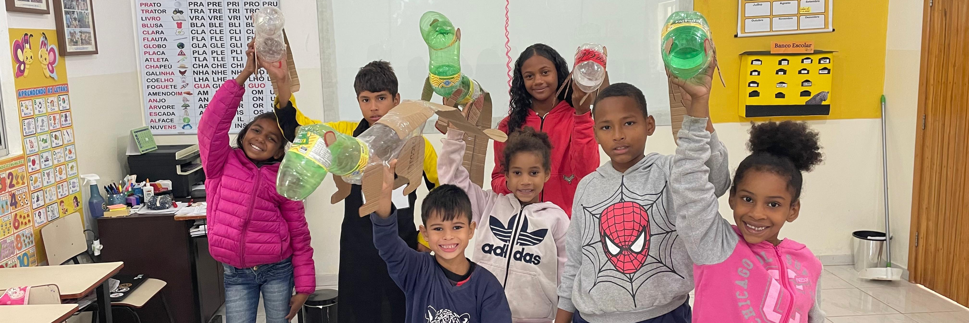 Environmental Education and Creativity: Children Learn About Giant Otters and Recycling in the Pantanal