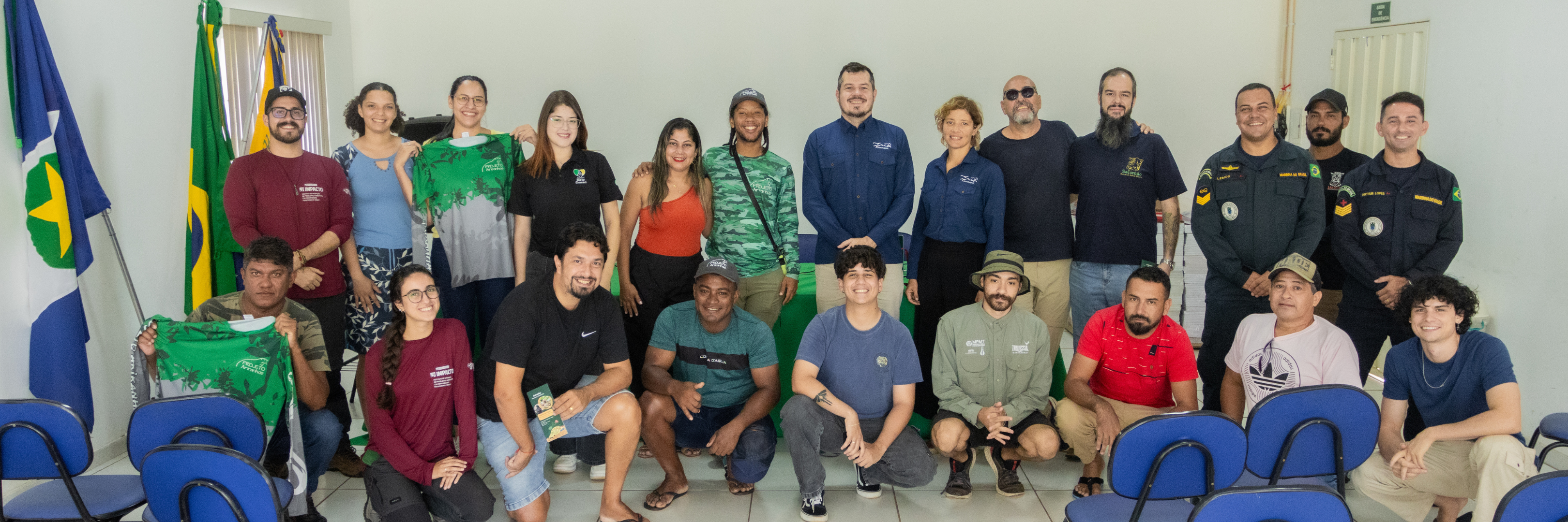 Giant Otter Project takes part in training workshop for boat drivers in Poconé (MT)